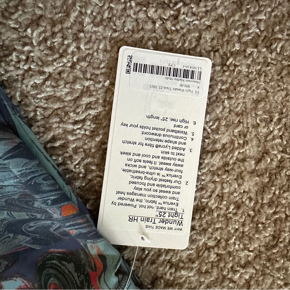 LULULEMON
Wunder Train HR Tight 25”
Size 4
BRAND NEW WITH TAGS - Picture 3 of 4